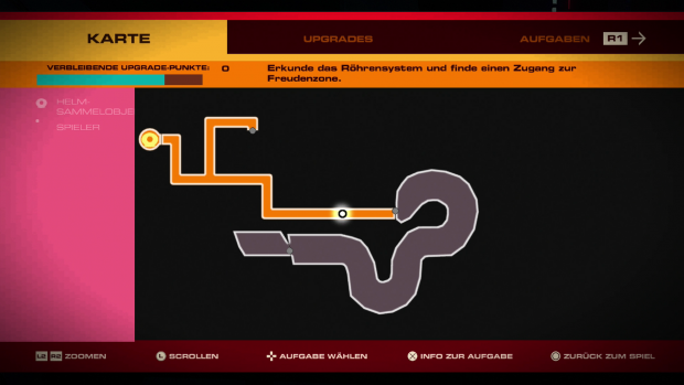 Eine Übersichtskarte hilft bei der Orientierung. (Screenshot: Golem.de)